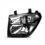 Farol Nissan Frontier 2008 Até 2016 Mascara Negra Lado Esquerdo Motorista