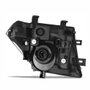 Farol Nissan Frontier 2008 Até 2016 Mascara Negra Lado Esquerdo Motorista