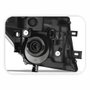 Farol Nissan Frontier 2008 Até 2016 Mascara Negra Lado Esquerdo Motorista
