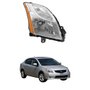 Farol Nissan Sentra 2010 2011 2012 2013 Mascara Cromada Lado Direito Passageiro
