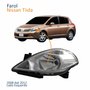 Farol Principal Nissan Tiida 2008 2009 2010 2011 2012 Lado Esquerdo Motorista