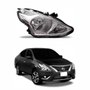 Farol Nissan Versa 2015 Até 2021 Máscara Cromada Lado Direito Passageiro