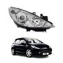 Farol Peugeot 307 2007 Até 2012 Manual Cromado Lado Direito Passageiro