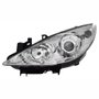 Farol Peugeot 307 2007 Até 2012 Manual Cromado Lado Esquerdo Motorista