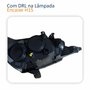 Farol Principal Fiat Argo 2024 2025 Máscara Negra Com Drl Lado Esquerdo Motorista