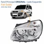 Farol Principal Fiat Doblô 2010 Até 2018 ORIGINAL Máscara Cromada Lado Esquerdo Motorista