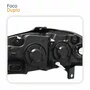 Farol Principal Fiat Palio 2008 Até 2012 Máscara Cromada Anel Negro Lado Direito Passageiro