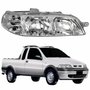 Farol Principal Fiat Strada Fire 2001 2002 2003 2004 Carcaça Cinza Lado Direito Passageiro