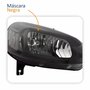 Farol Principal Fiat Uno Vivace 2015 Até 2021 Máscara Negra Lado Direito Passageiro