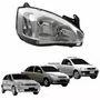 Farol Principal Gm Corsa 2003 Até 2012 Montana 2003 Até 2010 Pisca Raiado Máscara Cromada Lado Direito Passageiro
