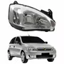 Farol Principal Gm Corsa Hatch 2003 Até 2012 Pisca Raiado Máscara Cromada Lado Direito Passageiro