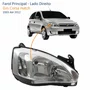 Farol Principal Gm Corsa Hatch 2003 Até 2012 Pisca Raiado Máscara Cromada Lado Direito Passageiro