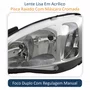 Farol Principal Gm Corsa Sedan 2003 Até 2012 Pisca Raiado Máscara Cromada Lado Esquerdo Motorista