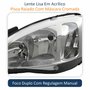 Farol Principal Gm Montana 2003 Até 2010 Original Arteb Pisca Raiado Máscara Cromada Lado Esquerdo Motorista