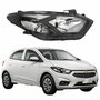 Farol Principal Gm Onix 2017 2018 2019 Máscara Negra Lado Direito Passageiro
