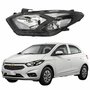 Farol Principal Gm Onix 2017 2018 2019 Máscara Negra Lado Esquerdo Motorista