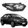 Farol Principal Gm Prisma 2017 2018 2019 Máscara Negra Lado Direito Passageiro