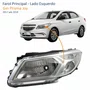 Farol Principal Gm Prisma Joy 2017 até 2019 Lado Esquerdo Motorista