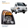 Farol Principal Hyundai Hr 2013 Até 2022 Máscara Negra Lado Direito Passageiro