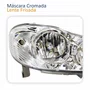 Farol Principal Toyota Corolla 2003 Até 2008 Máscara Cromada Com Lente Frisada Lado Direito Passageiro