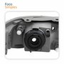 Farol Principal Vw Gol G4 2005 Até 2008 Parati G4 2005 Até 2012 Saveiro G4 2005 Até 2009 Original Arteb Máscara Cinza Lado Esquerdo Motorista