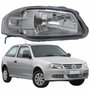 Farol Principal Vw Gol G4 2005 Até 2008 Máscara Cinza Lado Direito Passageiro