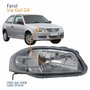 Farol Principal Vw Gol G4 2005 Até 2008 Máscara Cinza Lado Direito Passageiro