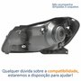 Farol Principal Vw Gol G6 2012 Até 2016 Saveiro Voyage G6 2013 Até 2016 Foco Simples Lado Direito Passageiro