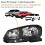 Farol Principal Vw Gol G6 2012 Até 2016 Saveiro Voyage G6 2013 Até 2016 Foco Simples Lado Esquerdo Motorista
