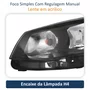 Farol Principal Vw Gol G6 2012 Até 2016 Saveiro Voyage G6 2013 Até 2016 Foco Simples Lado Esquerdo Motorista