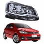 Farol Principal Vw Gol G7 2016 Até 2018 Foco Simples Friso Cromado Lado Direito Passageiro