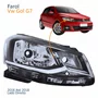 Farol Principal Vw Gol G7 2016 Até 2018 Foco Simples Friso Cromado Lado Direito Passageiro