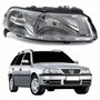 Farol Principal Vw Parati 1999 Até 2005 Foco Simples Máscara Cromada Lado Direito Passageiro