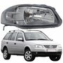 Farol Principal Vw Parati G4 2005 Até 2012 Máscara Cinza Lado Direito Passageiro