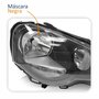 Farol Principal Vw Polo 2008 Até 2015 Máscara Negra Lado Direito Passageiro