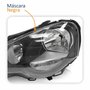 Farol Principal Vw Polo 2008 Até 2015 Máscara Negra Lado Esquerdo Motorista