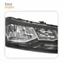 Farol Principal Vw Polo Virtus 2018 2019 2020 2021 2022 Máscara Negra Lado Direito Passageiro