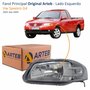 Farol Principal Volkswagen Saveiro G4 2005 2006 2007 2008 2009 Original Máscara Cinza Lado Esquerdo Motorista