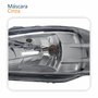 Farol Principal Volkswagen Saveiro G4 2005 2006 2007 2008 2009 Original Máscara Cinza Lado Esquerdo Motorista