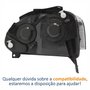 Farol Principal Vw Spacefox 2008 2009 2010 Máscara Negra Lado Direito Passageiro