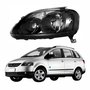Farol Principal Vw Spacefox 2008 2009 2010 Máscara Negra Lado Esquerdo Motorista