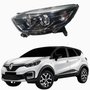 Farol Renault Captur 2017 2018 2019 2020 Mascara Negra Lado Esquerdo Motorista