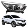 Farol Renault Captur 2017 Até 2021 TYC Com Friso Cromado Lado Direito Passageiro