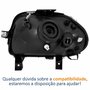 Farol Renault Clio 2000 2001 2002 Manual Lado Direito Passageiro