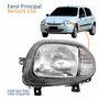 Farol Renault Clio 2000 2001 2002 Manual Lado Esquerdo Motorista