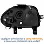 Farol Renault Clio 2000 2001 2002 Manual Lado Esquerdo Motorista