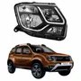 Farol Renault Duster 2015 Até 2020 Máscara Negra Lado Direito Passageiro