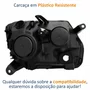 Farol Renault Duster 2015 Até 2020 Máscara Negra Lado Esquerdo Motorista