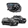 Farol Renault Duster Oroch 2015 Até 2019 Cúpula Azul Lado Direito Passageiro