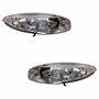 Par Farol Renault Fluence 2010 Até 2018 Mascara Cromada Sem Projetor